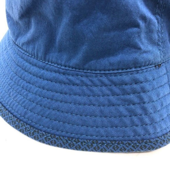 FENDI FSQ104 Zucchino Bucket hat logo hat cotton Navy main image 6